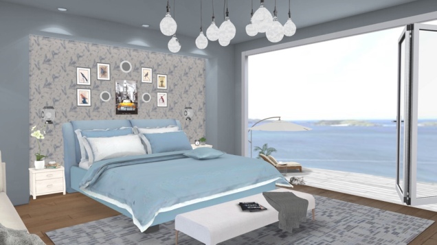 blue room