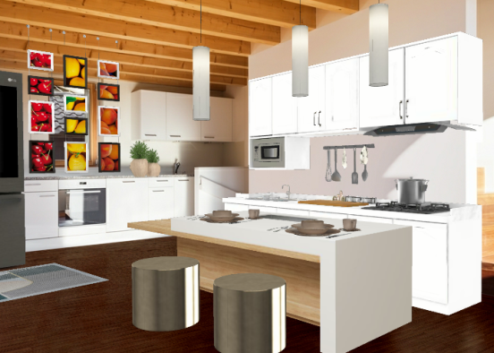 "Simple kitchen" Design Rendering