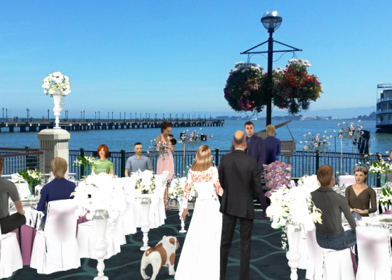 "Outdoor Wedding" Design Rendering