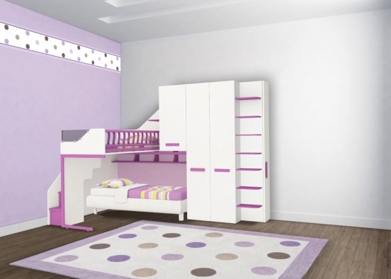 purple clean room Design Rendering