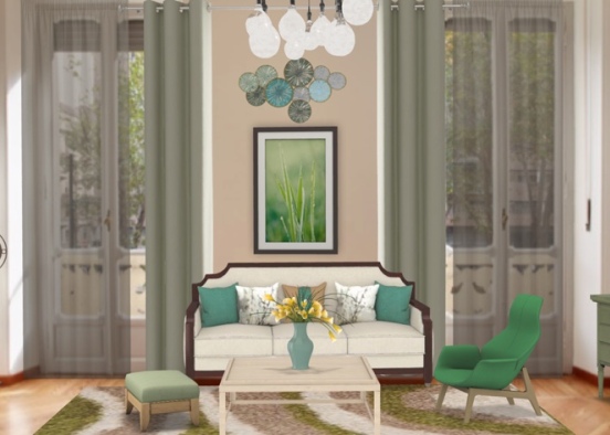 #living room  Design Rendering