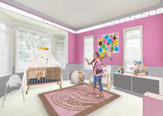 baby rooms  Design Rendering