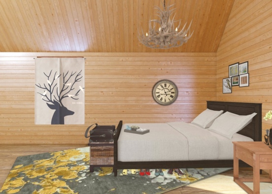 the cabin in the woods Design Rendering