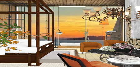 Orange yy suite Design Rendering