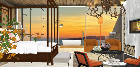 Orange yy suite Design Rendering