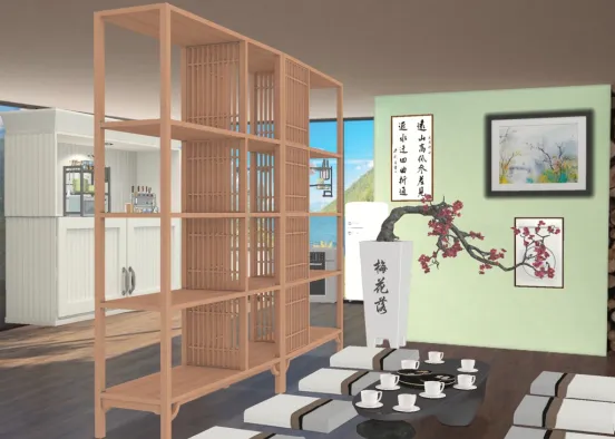 Chi tou Cafe 🍵 Design Rendering