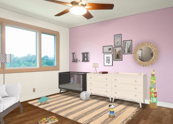 baby room Design Rendering