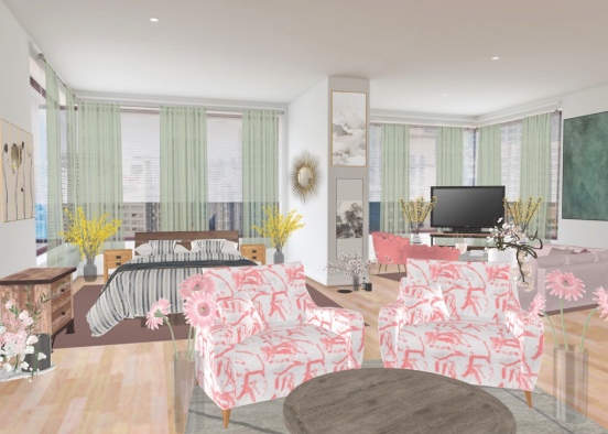 Beach Condo (PINK) Design Rendering
