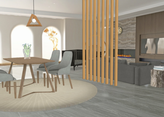 Wood comfort Design Rendering