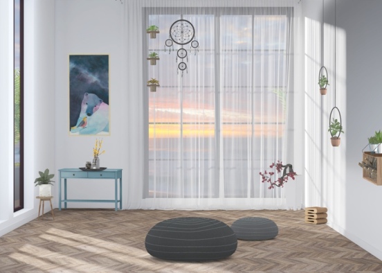 meditation room  Design Rendering