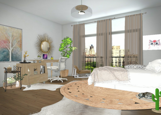 Dream apartment bedroom 🕯💶 Design Rendering