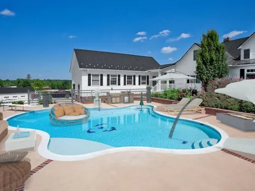 Backyard pool