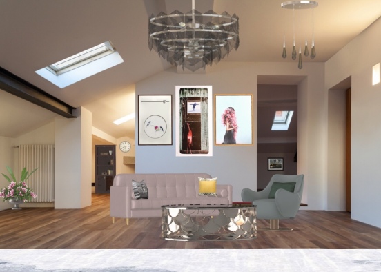 Fantastical living room! ✨❤️😃 Design Rendering