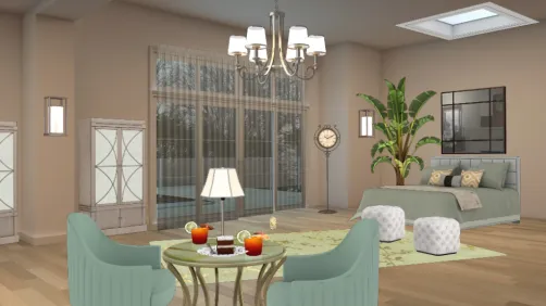 Our dream bedroom.
