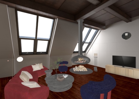 the lounge room Design Rendering