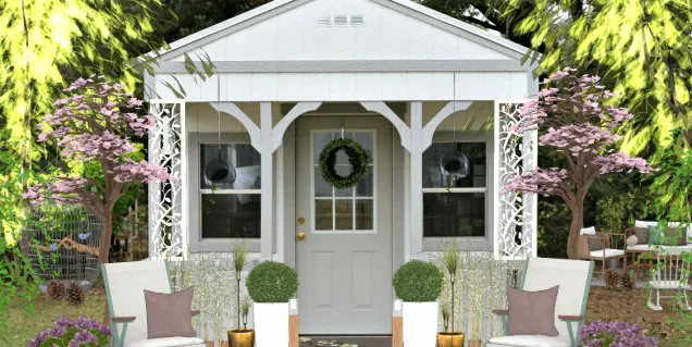 Welcome to my She Shed. Come let's sit, talk and catch up. 