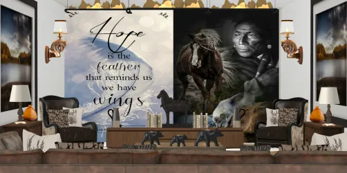 "Hope is the feather that reminds Us We Have Wings"