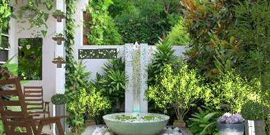 Outdoor garden