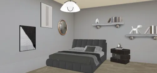 Chambre blanche et noire 🤍🖤