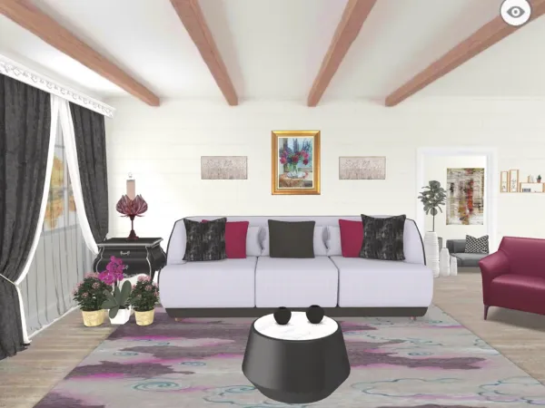 Professional interior design created with Homestyler 3D design software