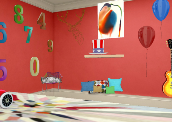 Like it? It's a circus room! 🎪 Design Rendering
