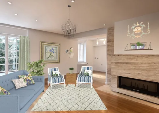 # Florida living room Design Rendering