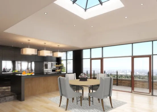 # breakfast nook  Design Rendering