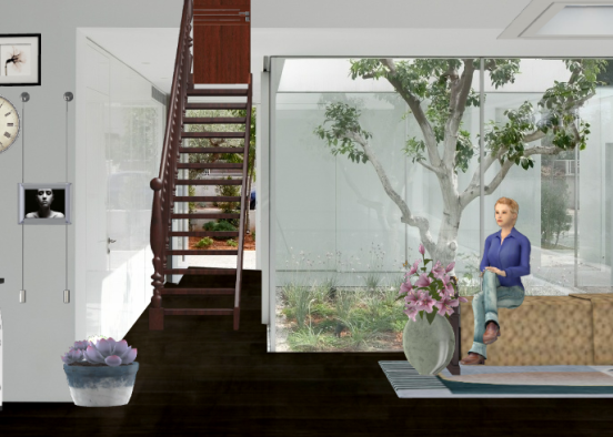 Zen Bedroom Design Rendering