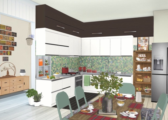 kitchen  Design Rendering