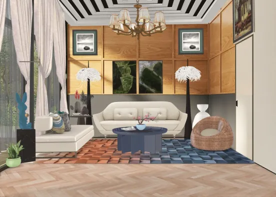 living room ❤️❤️ Design Rendering