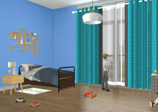 Littel boy room Design Rendering