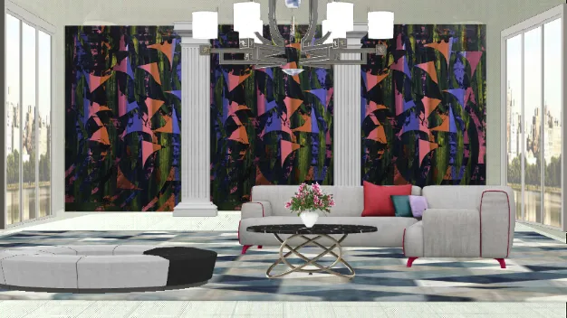Modern living room 😄 Design Rendering