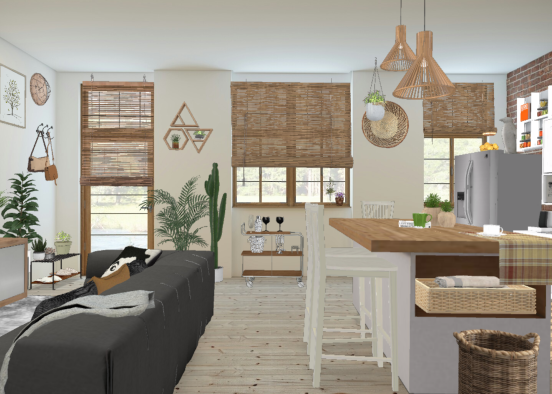 my wooden place  Design Rendering