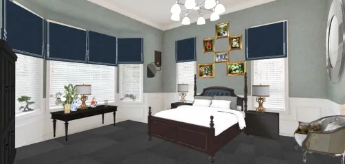 Russian style bedroom