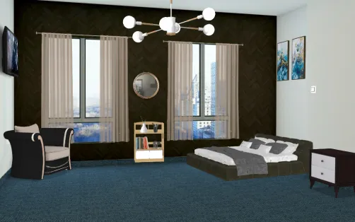 Diseño de cuarto para adulto.