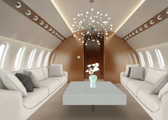 Simple private plane  Design Rendering
