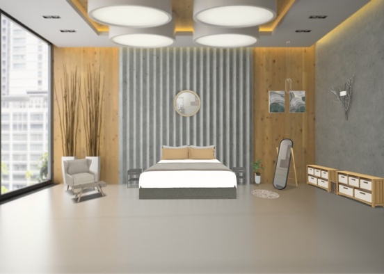 חדר שינה  Design Rendering