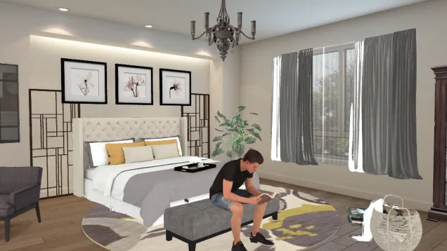 RY House modern bedroom design 1