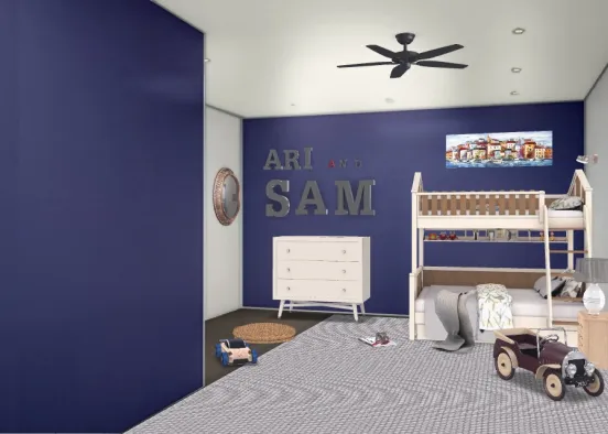 Ariel and Sams Bedroom 💤  Design Rendering