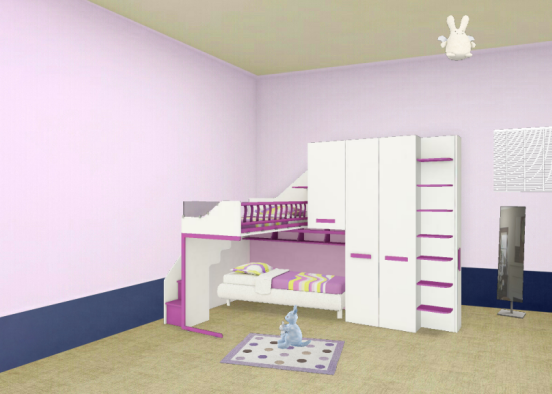 Channel and leeana's room  both age 5 #twins Dream House part 2  Design Rendering