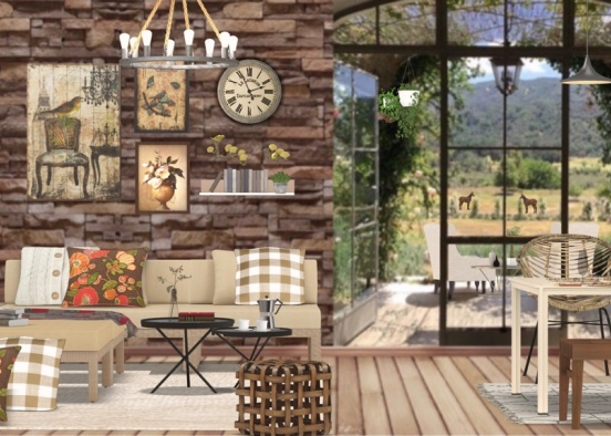 Weekend at the ranch Design Rendering