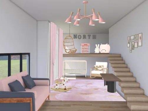 A cute little Nusery for a cute little Baby #cute #pink #nursery #baby