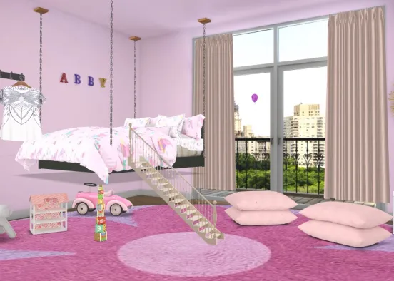 Kids Bedroom  Design Rendering