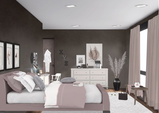 Bedroom for a young lady! Design Rendering