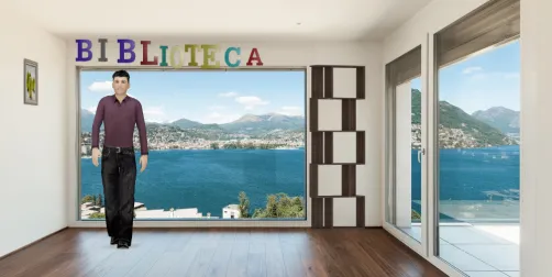 Biblioteca CON UNA PERSONA