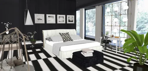 Monochrome Bedroom
