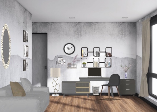 aesthetic office 📎 Design Rendering