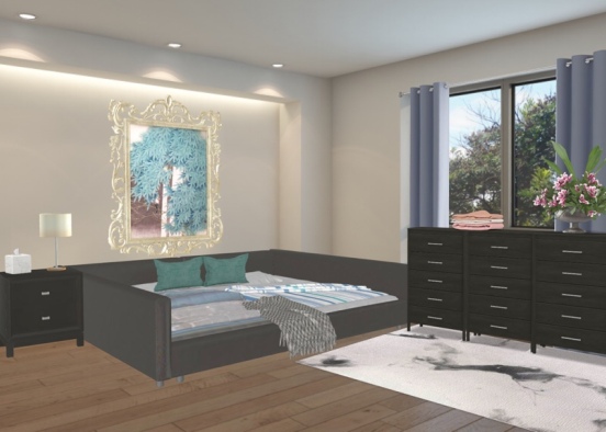 The Comfiest Bedroom Design Rendering