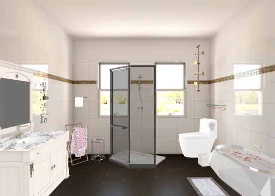 my irl bathroom (i wish it was)😫 Design Rendering