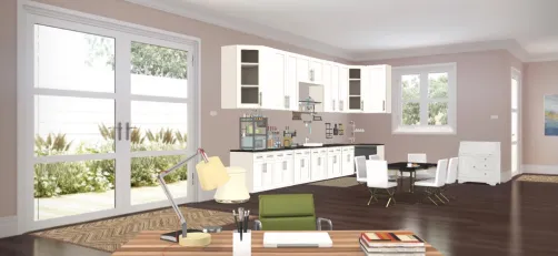 salle à manger et bureau de travail 